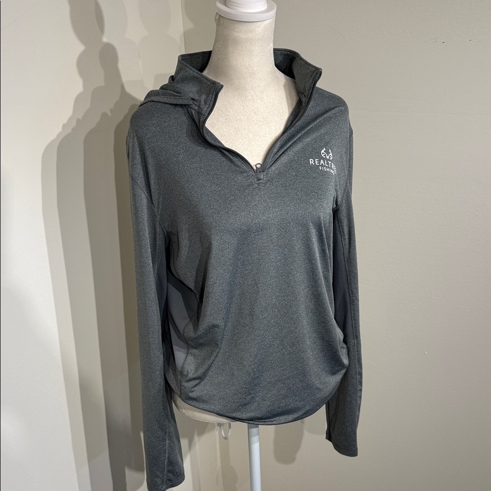 Realtree Charcoal Quarter-Zip Top